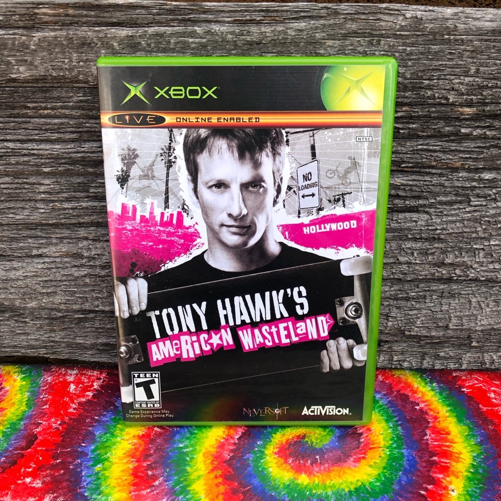 Tony Hawk's American Wasteland for Xbox - Green Case ©️2005